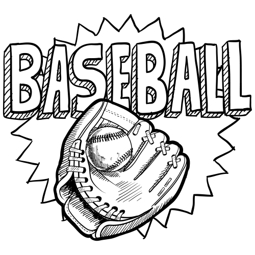 Baseball Coloring Page - KidsPressMagazine.com