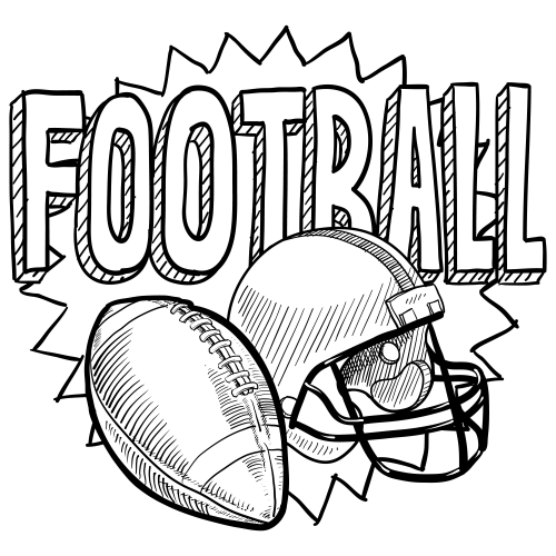 Printable Coloring Pages Football