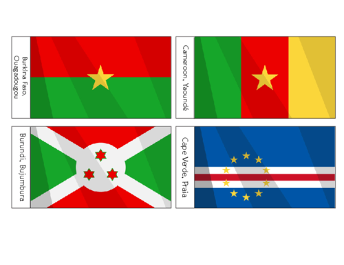 African Flags Printable