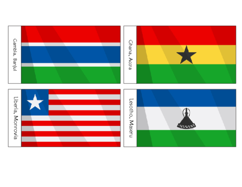 African Flags Printable