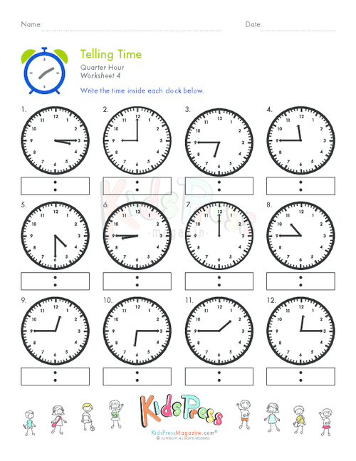 grade-2-telling-time-worksheets-reading-a-clock-quarter-hours-k5