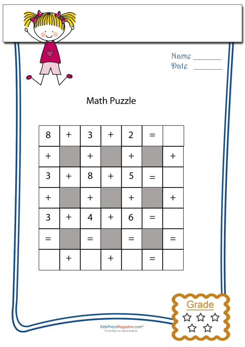 math puzzle 7 kidspressmagazine com