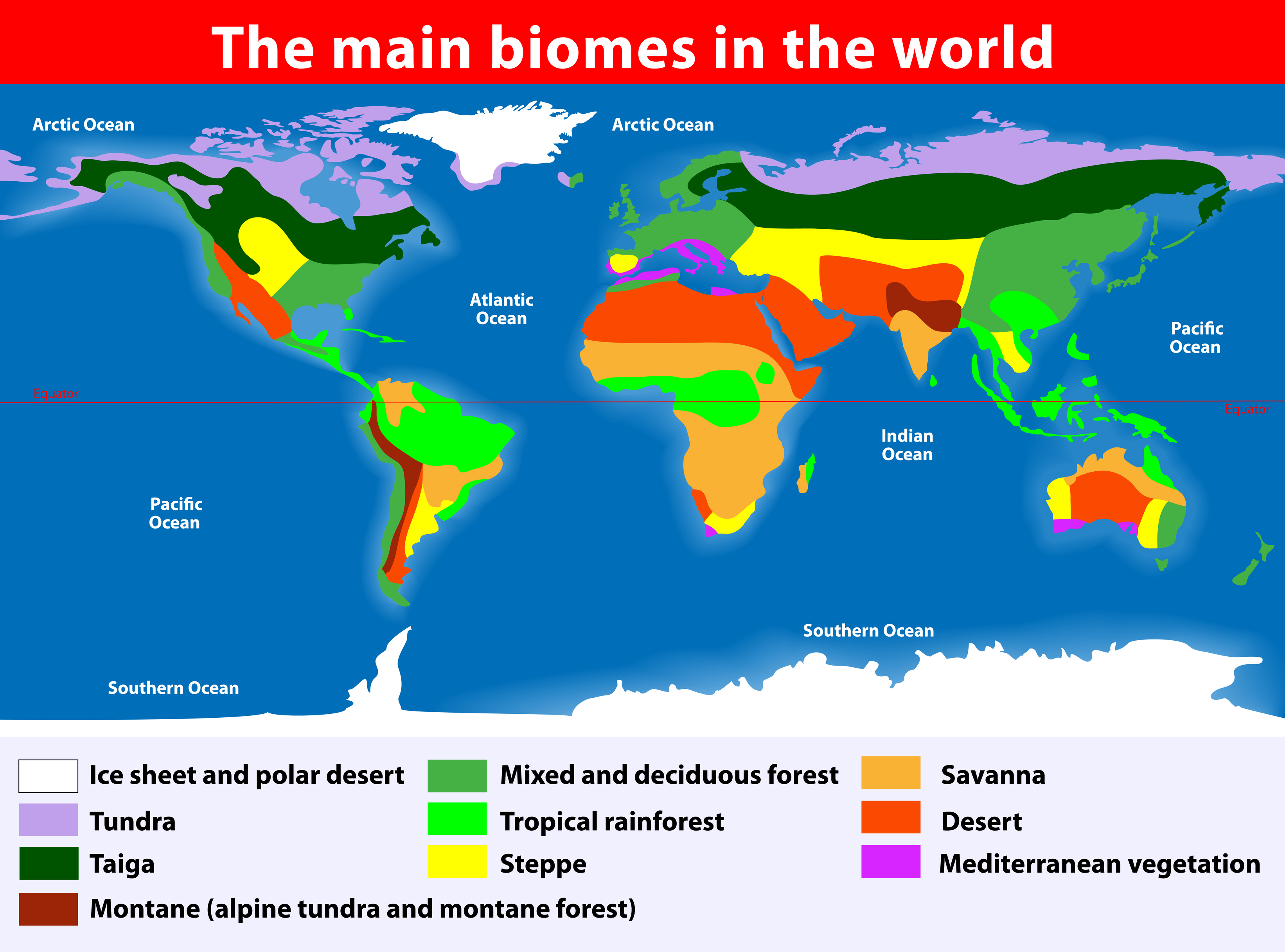 World Biomes - KidsPressMagazine.com In World Biome Map Coloring Worksheet