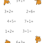 Addition practice worksheets for kindergarten and grade 1.