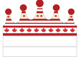Canada Patriotic Party Crown - FREE